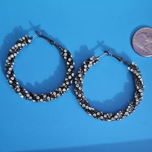 Elegant Silver Hoop Earrings